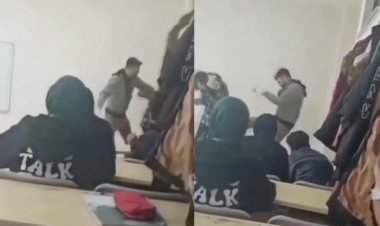Öğretmen lise öğrencisine dayak attı