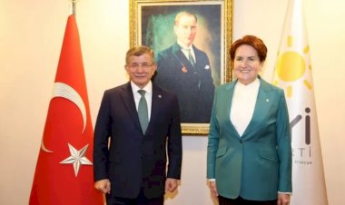 Davutoğlu’ndan Akşener’e ziyaret