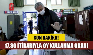 İşte 17.30 itibarıyla oy kullanma oranı