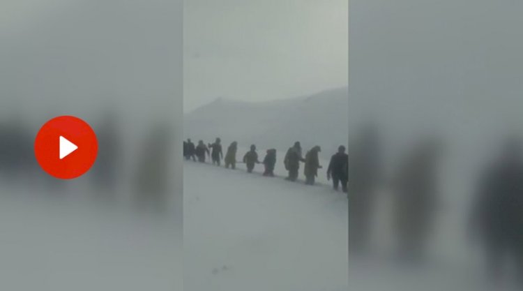 Şehit asker için köylüler seferber oldu
