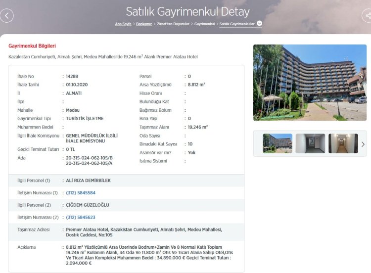 Ziraat Bankası'nda Kazakistan şüphesi