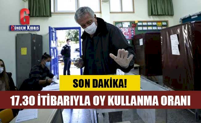 İşte 17.30 itibarıyla oy kullanma oranı