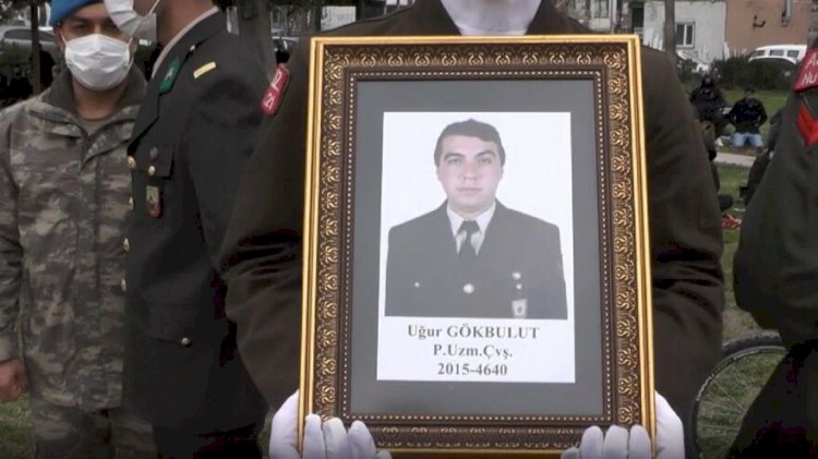 Uzman Çavuş Uğur Gökbulut, son yolculuğuna uğurlandı