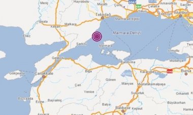 Tekirdağ Şarköy'de deprem