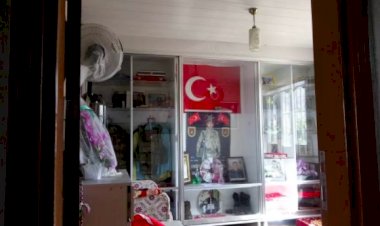 Şehit askerin evinde mucize olay: Bütün ev kül oldu sadece fotoğrafı sağlam kaldı