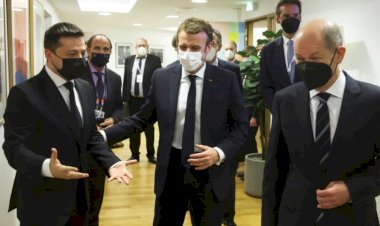 Alman ve Fransız Liderler Zelenski ile Acil Toplandı
