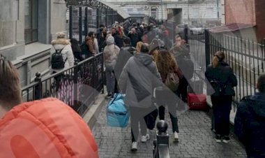 Ukrayna’da tahliye başladı: Odatv’den ilk kare