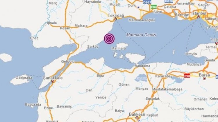Tekirdağ Şarköy'de deprem