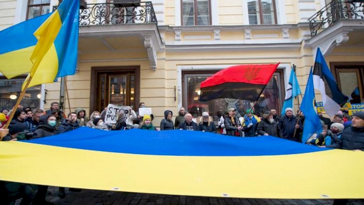 Rusya'nın Ukrayna'yı işgali dünya genelinde protesto edildi