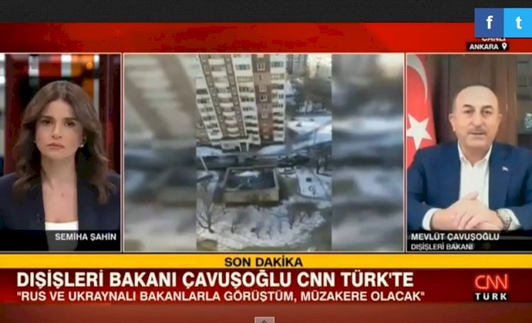 Son dakika: Bakan Çavuşoğlu CNN TÜRK'te! Ukrayna'da tahliye bekleyen Türklere çağrı