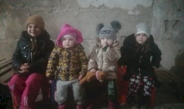 Elif ve Ayşe bebekler Ukrayna’da sığınakta, nöbette!