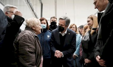 Blinken Polonya'da Ukrayna Sınırını Ziyaret Etti