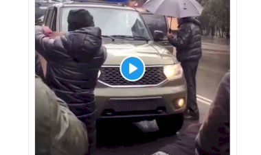 Ukrayna halkından tarihi direniş! Etten duvar ördüler
