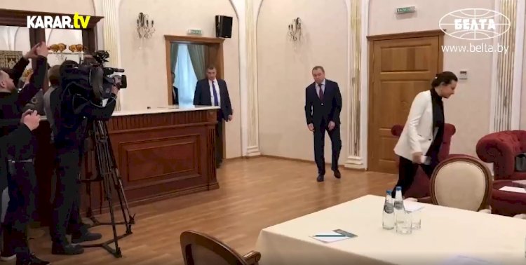 Belarus sınırındaki tarihi zirve 6 saat sürdü