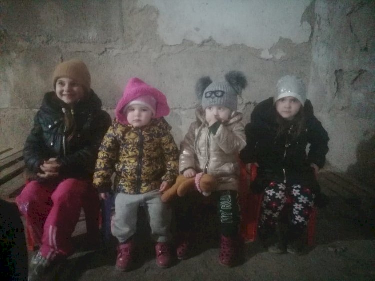 Elif ve Ayşe bebekler Ukrayna’da sığınakta, nöbette!