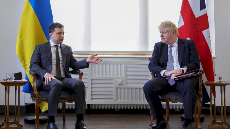Zelenskiy, İngiltere Başbakanı Johnson ile görüştü