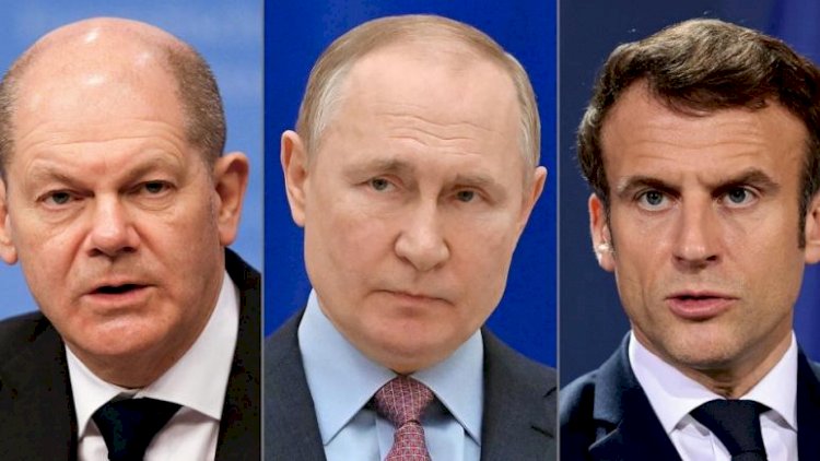 Putin, Macron ve Scholz ile görüştü; Ukrayna güçlerini 'insani hukuk normlarını ihlal' ile suçladı