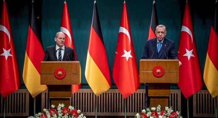 Scholz ve Erdoğan'dan "güçlü iş birliği" vurgusu