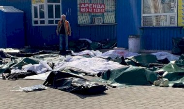 Ukrayna'da tren istasyonu vuruldu