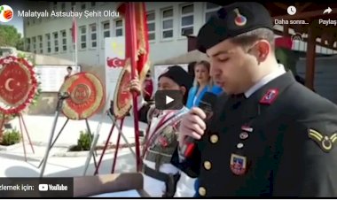 Malatyalı Astsubay Şehit Oldu