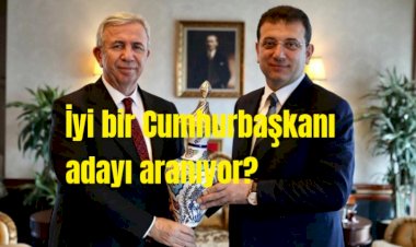 İyi bir Cumhurbaşkanı adayı aranıyor?
