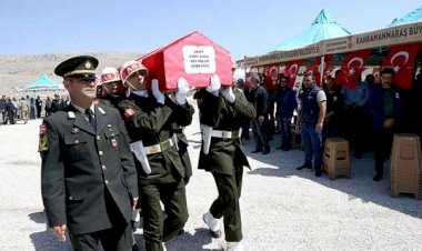 Pençe-Kilit Operasyonu bölgesinde şehit olan askerler son yolculuğuna uğurlandı