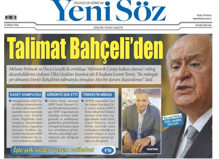 MHP, Ergenekon süreci ve Vatan Partisi ile yolu kesişen Levent Temiz ne demek istedi?