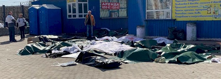 Ukrayna'da tren istasyonu vuruldu