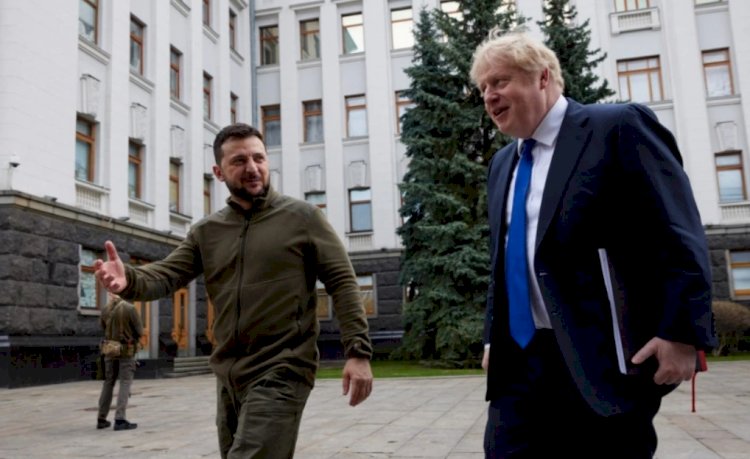 İngiltere Başbakanı Boris Johnson Kiev’de