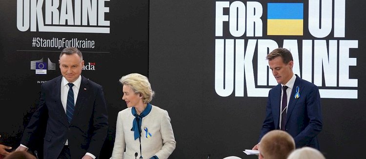 Ukrayna için 10 milyar euro toplandı
