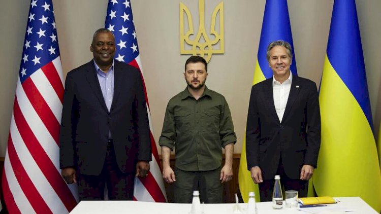 ABD Dışişleri Bakanı Blinken Kiev'de Zelenskiy ile görüştü: Rusya kaybediyor