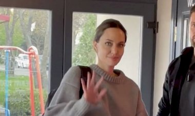 Angelina Jolie Ukrayna'da: Ziyareti bölündü