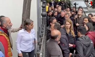 Ankara'da HDP'li vekil ile şehit çocuğu polis arasında gerginlik