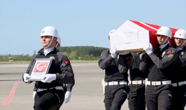 Şehit Polis Memuru Hüseyin Duman'a veda
