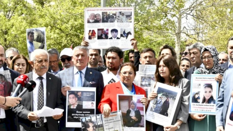 İyi Parti’den Çin Elçiliği Önünde Uygur Protestosu