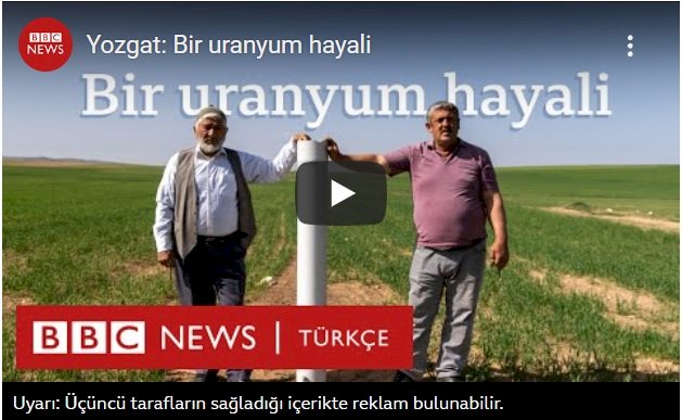 Yozgat: Bir uranyum hayali