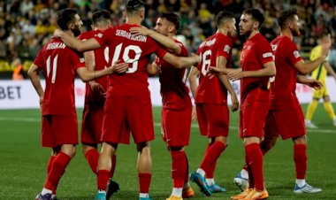 A Milli Takım, Litvanya'da gol oldu yağdı: 6-0