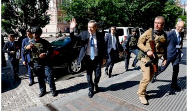 Üç liderin Kiev ziyareti sırasında korku dolu anlar: Sirenler çaldı