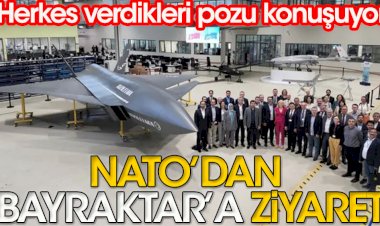 Herkes verdikleri pozu konuşuyor | NATO'dan Bayraktar'a ziyaret