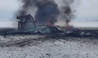 Rusya’ya ait Su-25 tipi savaş uçağı Ukrayna sınırında düştü