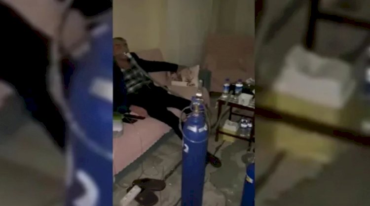 Şehit Babası Olan Koah Hastasının Solunum Cihazı, Elektrikler Kesilince Otomobile Bağlanıyor