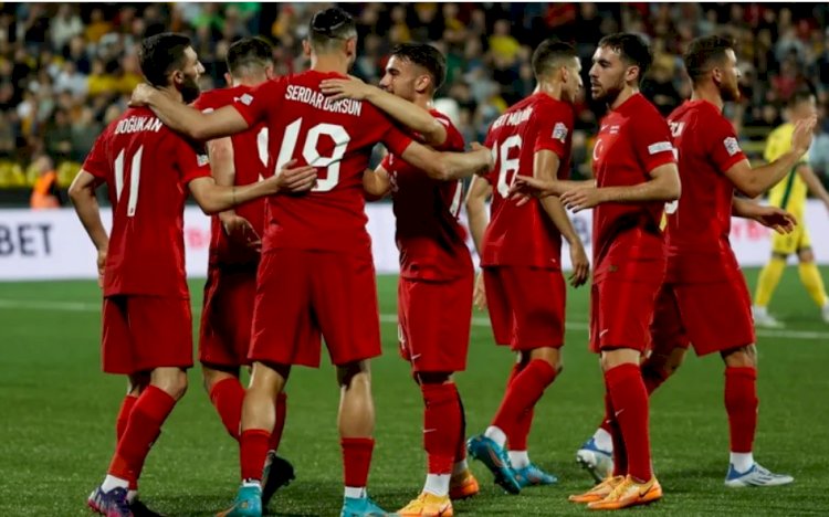 A Milli Takım, Litvanya'da gol oldu yağdı: 6-0