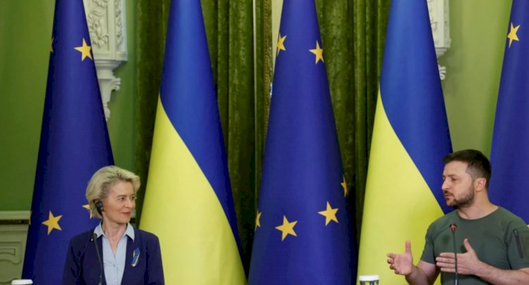 Avrupa Komisyonu Başkanı'ndan Kiev'e İkinci Ziyaret