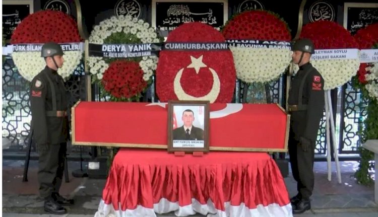 Şehit Uzman Çavuş Sercan Baş son yolculuğuna uğurlandı