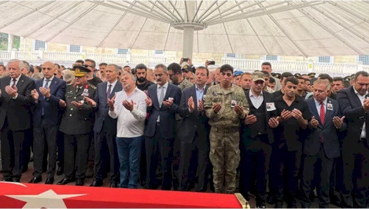 Şehit Uzman Çavuş Sercan Baş son yolculuğuna uğurlandı