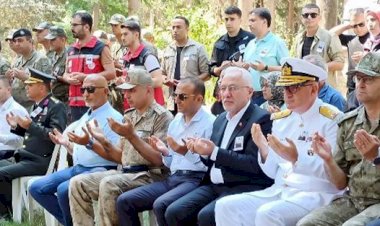 Kıbrıs şehidine 48 yıl sonra mezar yapılıp, tören düzenlendi