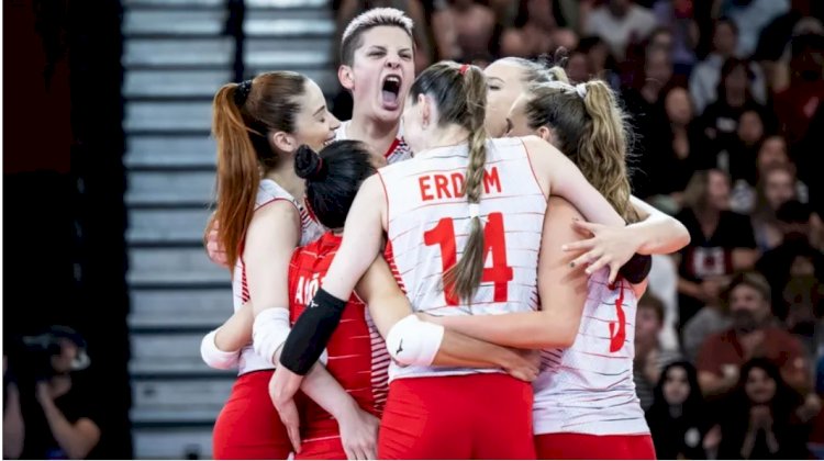 A Milli Kadın Voleybol Takımı Hollanda'yı 3-0 yendi
