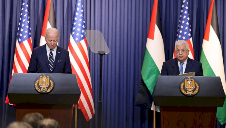 Biden Batı Şeria'da konuştu: İki devletli çözüme bağlılığım değişmedi
