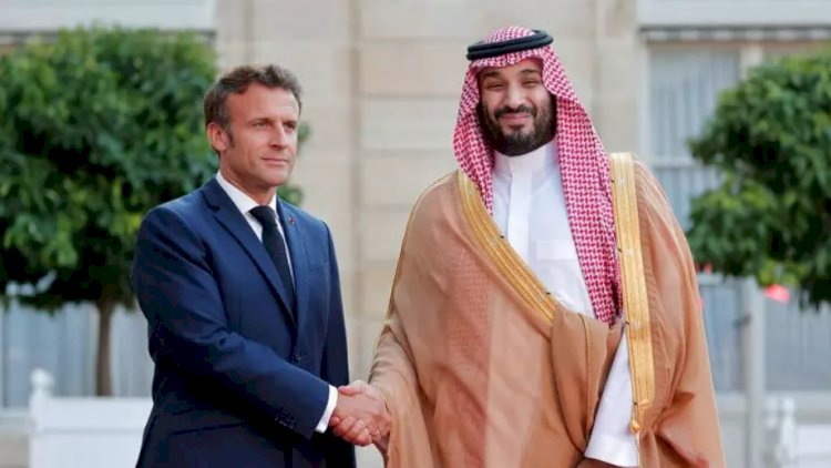 Suudi Arabistan Veliaht Prensi Selman'ı Paris'te ağırlayan Macron'a 'Kaşıkçı' tepkisi