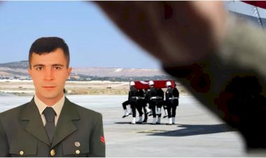 Şehit Uzman Çavuş Mahsun Şimşek'in cenazesi Gaziantep'e getirildi